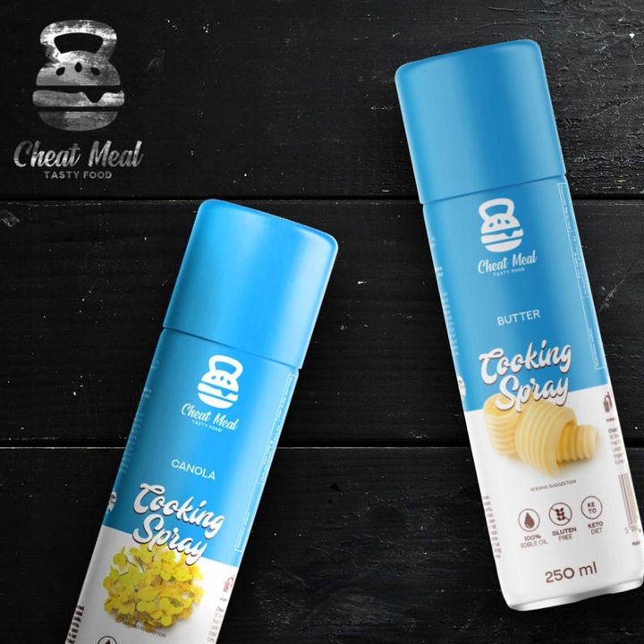 OLEJ RZEPAKOWY + MASŁO W SPRAYU COOKING SPRAY DIETA ODCHUDZANIE zestaw