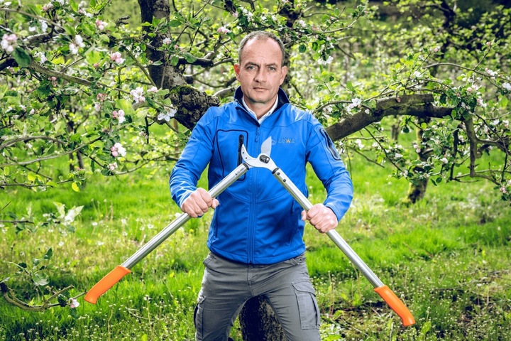 NOŻYCE KOWADEŁKOWE OGRODOWY DWURĘCZNY do GRUBYCH GAŁĘZI LOWE 22 80cm 45 mm