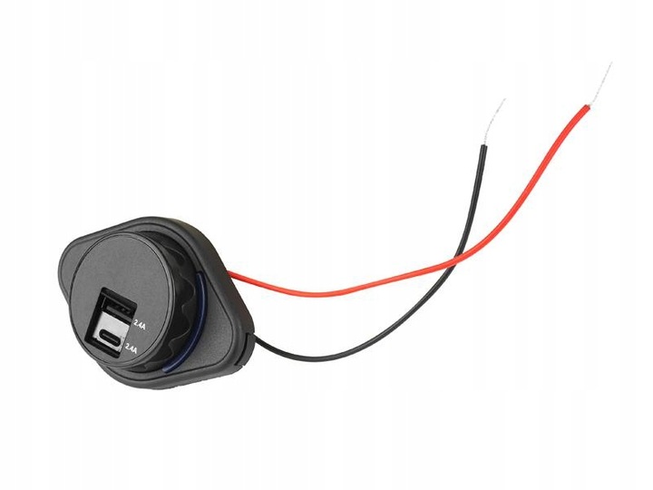 LXG532 Ładowarka USB-C + USB-A gniazdo montażowe do samochodu 12V / 24V
