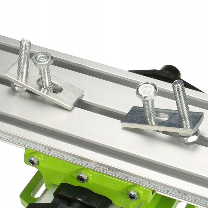 Stół przesuwny z trzema rowkami T do wiertarek i frezarek do wiertarek