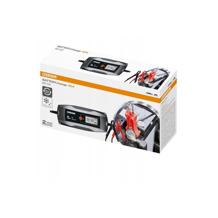 Prostownik automatyczny Osram OEBCS404 6/12V - 2A/4A