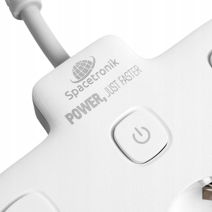 Listwa Zasilająca Przedłużacz Krótki Złodziejka z Ładowarką 4x USB PD 2500W