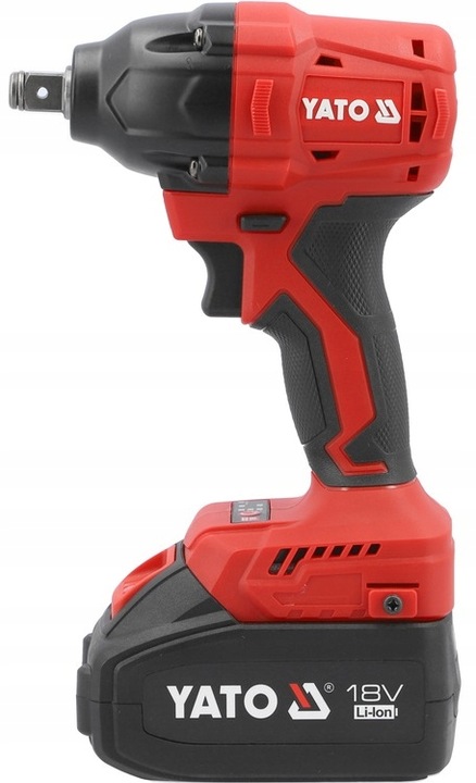 YATO KLUCZ UDAROWY AKUMUL. BEZSZCZOTKOWY 18V 350NM + 2x4Ah + TORBA +ADAPTER