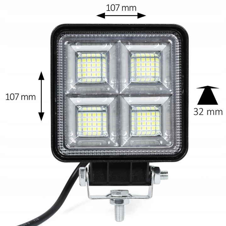 192W LAMPA ROBOCZA LED PANEL HALOGEN 12V 24V CREE