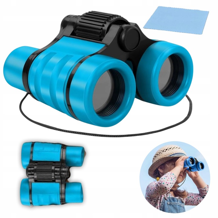 Lornetka Dla Dzieci Zabawkowa 4x30 Podręczna Kieszonkowa Powiększenie Lupa