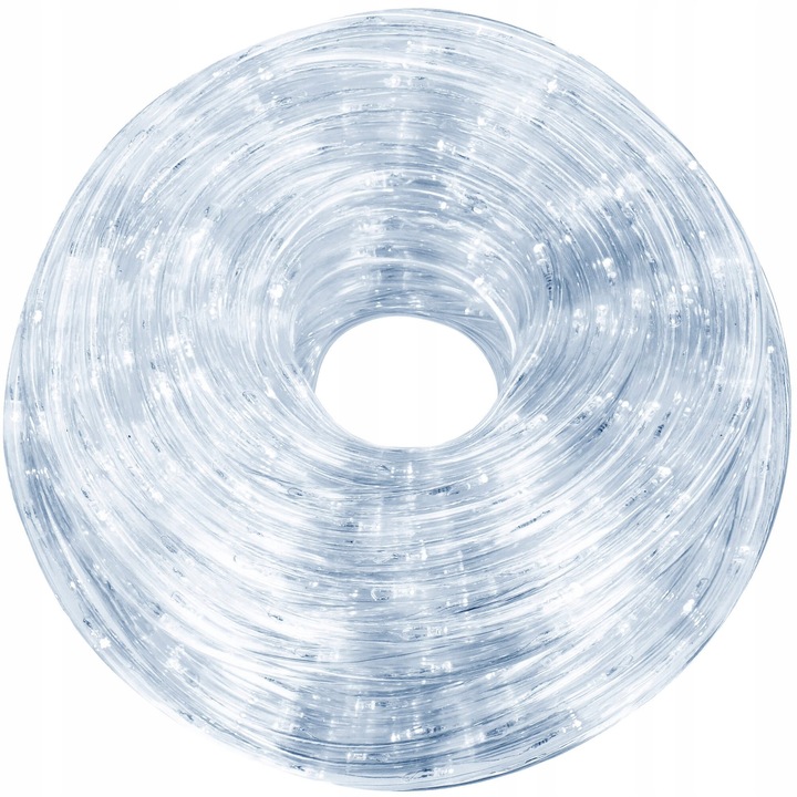 WĄŻ ŚWIETLNY ZEWNĘTRZNY 720 LED LAMPKI IP44 30m OŚWIETLENIE BIAŁY ZIMNY