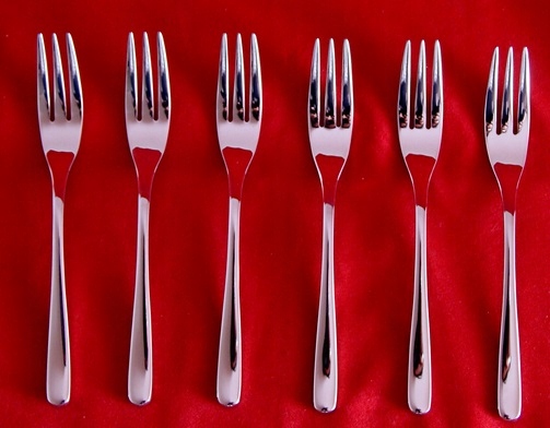 GERLACH WIDELCZYKI DO CIASTA TORTU DESERU 49 MUZA KOMPLET DLA 12 OSÓB