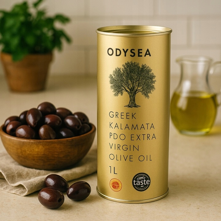 OLIWA Z OLIWEK EXTRA VIRGIN 1L KALAMATA PLATINUM TŁOCZONA NA ZIMNO Z GRECJI