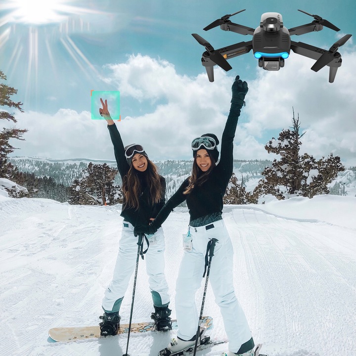 DRON Z KAMERĄ 4K DLA DOROSŁYCH 360° OMIJANIE PRZESZKÓD WIFI SKŁADANY DRON