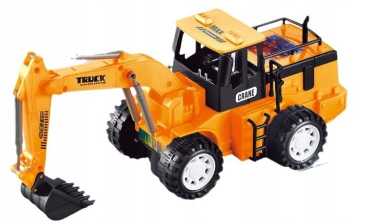 INTERAKTYWNA KOPARKA - NA BATERIE JEŹDZI ŚWIECI GRA