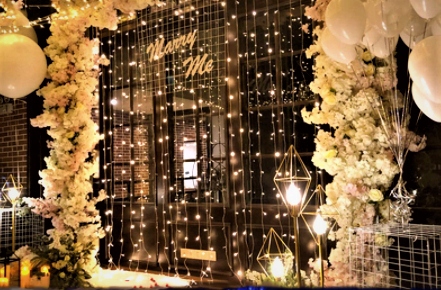 Kurtyna świetlna LED 1,5x2,5 ciepła biel nietypowa