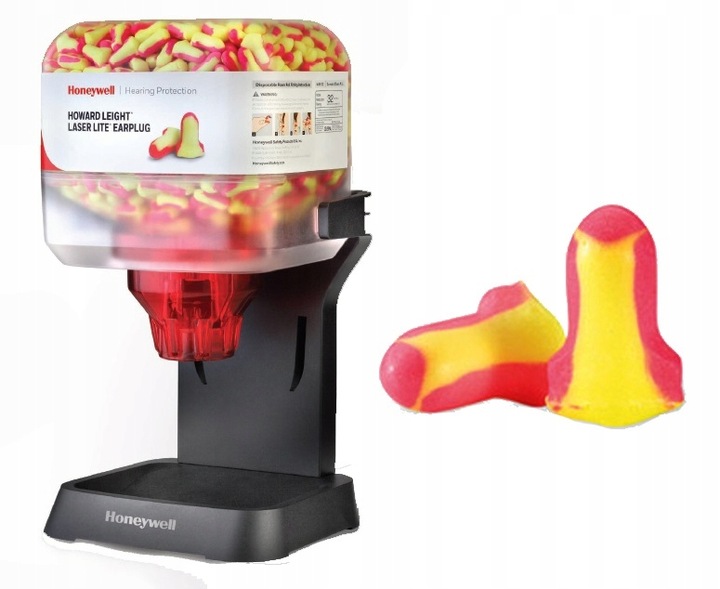 Dozownik Zatyczek do Uszu Stoperami Honeywell HL400 Plus Zatyczki 400 Par