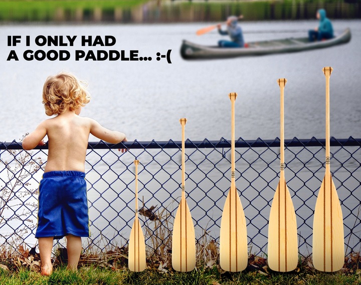 Pagaj drewniany dla Dzieci John Paddle 90 cm