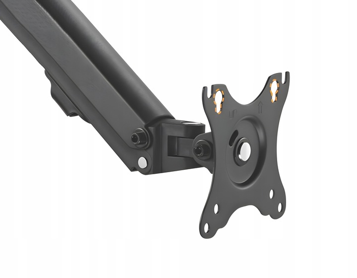 UCHWYT ŚCIENNY NA MONITOR POJEDYNCZY STANDARD VESA REGULOWANE RAMIĘ 17-27"