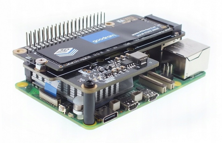 KAmodRPi5 PCIe-M.2 - Adapter dysku NVME M.2 dla Raspberry Pi 5
