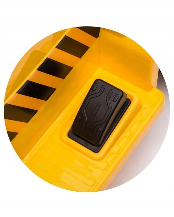 WYWROTKA CATERPILLAR dla dziecka JEŹDZIK na akumulator 6V 4AH