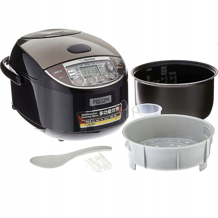 Ryżowar Rice cooker gotowanie na parze Zojirushi Micom NL-GAQ10 1L Czarny