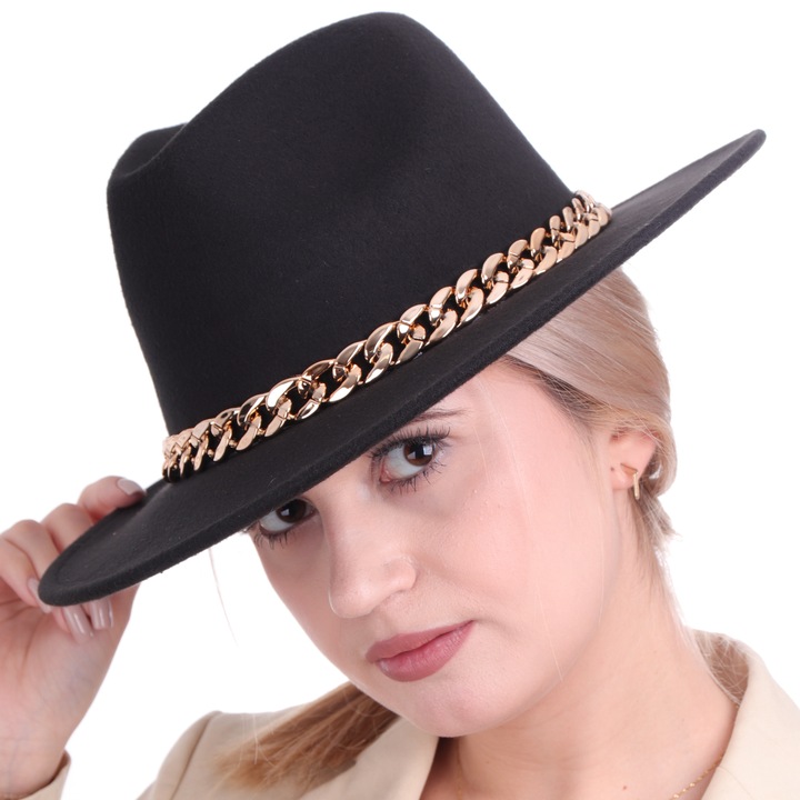 Modny Kapelusz damski filcowy