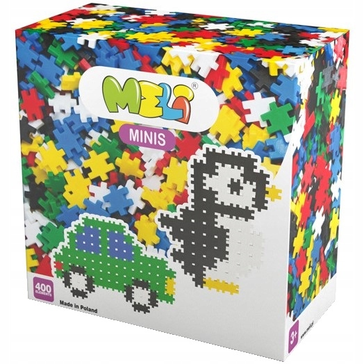 KLOCKI KONSTRUKCYJNE Wafle MELI Minis 400 elementów