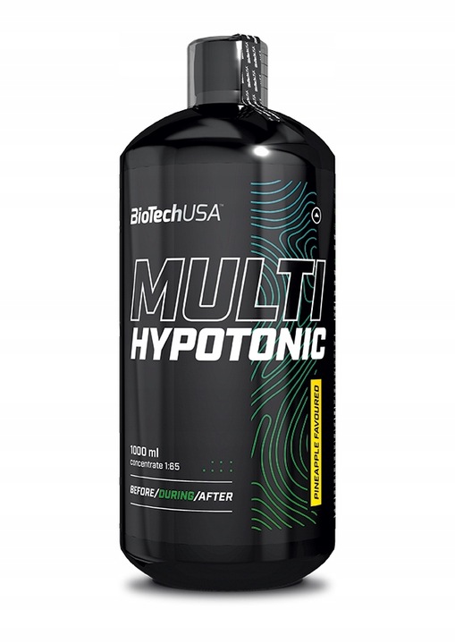 BioTech Multi Hypotonic 1000 ml Koncentrat Napoju Izotonicznego 1:65 Ananas