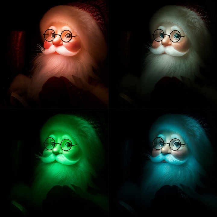 ŚPIEWAJĄCY I TAŃCZĄCY MIKOŁAJ Z PREZENTAMI DUŻY 40 CM NA ŚWIĘTA, DLA DZIECI