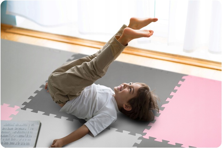 MATA PIANKOWA EVA PUZZLE EDUKACYJNA MIĘKKA DLA DZIECI 180x180cm RICOKIDS