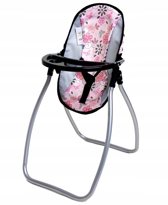 ZESTAW dla lalek ŁÓŻECZKO + KRZESEŁKO DO KARMIENIA + HUŚTAWKA dla lalki