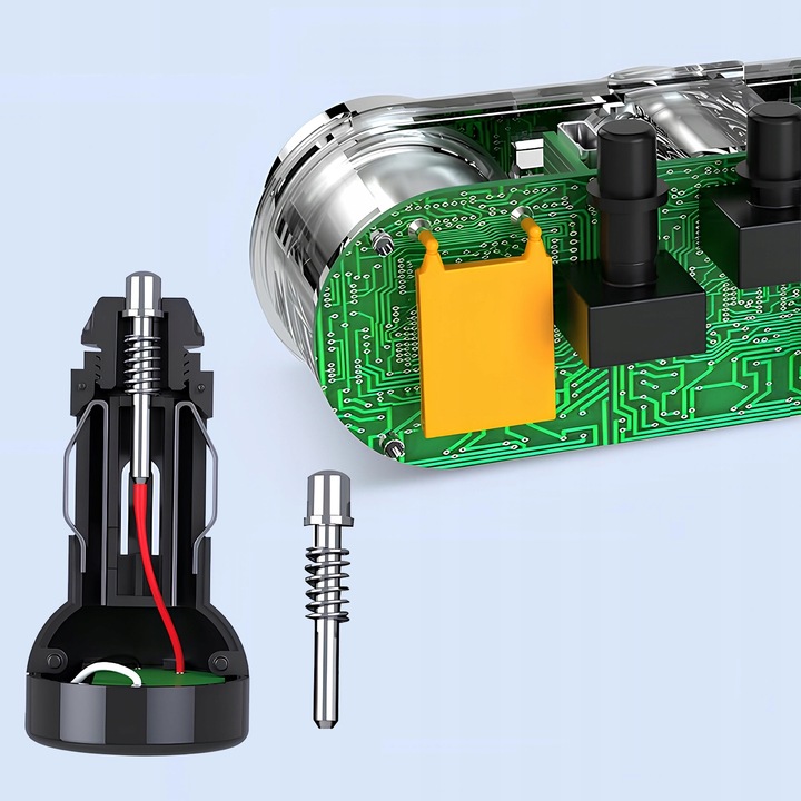 Rozdzielacz Gniazda Zapalniczki Samochodowej Ładowarka 12-24V Port USB-C