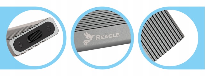 Obudowa na dysk SSD NVME PCIe M.2 USB-C 3.2 GEN2 Adapter Kieszeń M2 Reagle