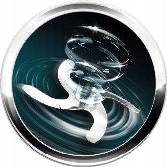 2w1 Blender ręczny TEFApL QUICKCHEF HB6598 Stalowe ostrza 1000 Wih