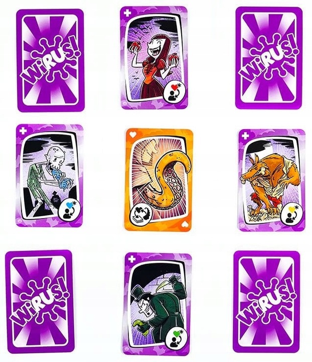 Zestaw dodatków Wirus! 2: Ewolucja + Wirus! Halloween Gra Karciana Muduko