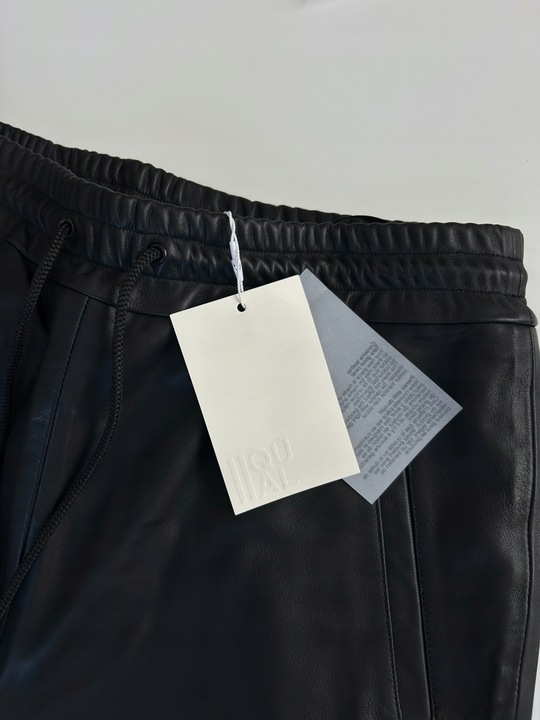 IIQUAL Spodnie skórzane r.S