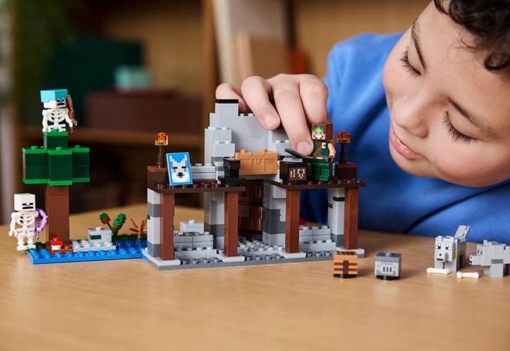 KLOCKI LEGO | MINECRAFT 21261 WILCZA TWIERDZA NOWE ZESTAW DLA DZIECI +TORBA
