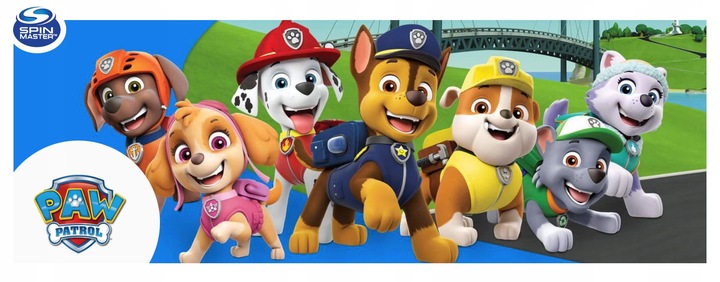 PSI PATROL POJAZD SKUTER PŁUG SNIEŻNY + FIGURKA EVEREST MIĘTOWY KUBRACZEK