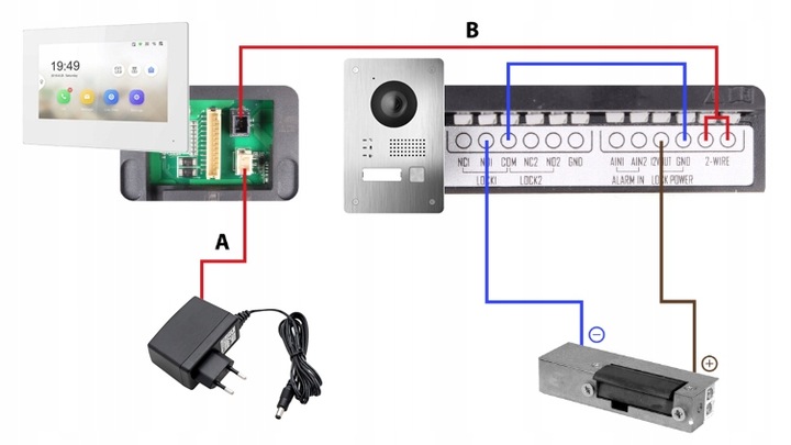 Wideodomofon WiFi HiLook by Hikvision Aplikacja Furtka Brama