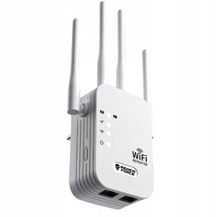 WZMACNIACZ Sygnału WiFi Sieci 5ghz MOCNY 1200Mb/s Zasięg WiFi REPEATER 4w1