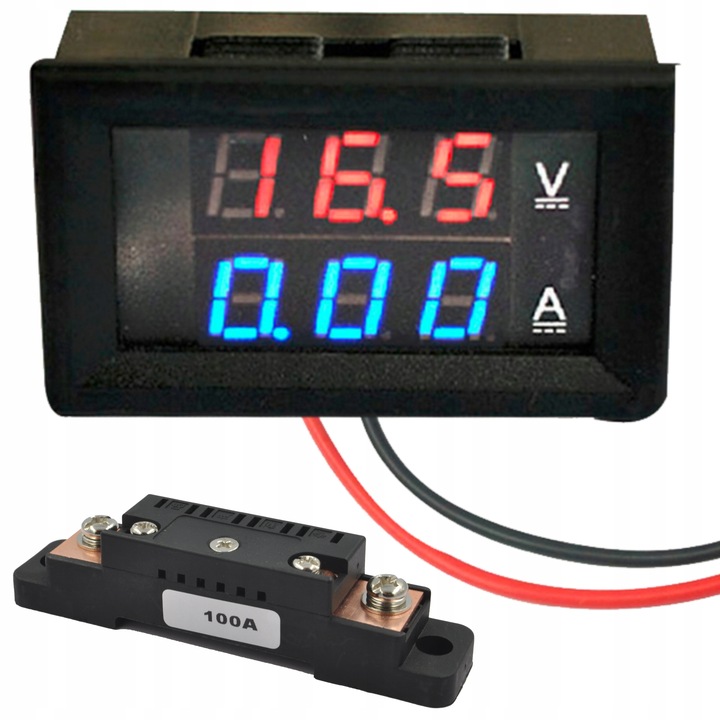 AMPEROMIERZ WOLTOMIERZ 100V 100A PRĄD STAŁY DC