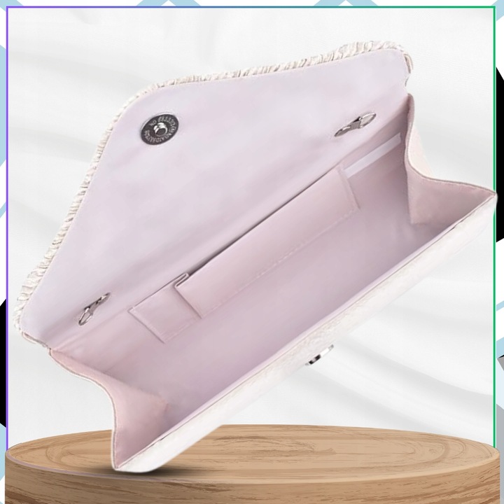 Torebka Kopertówka Błyszcząca Wizytowa Wieczorowa na ramię damska elegancka