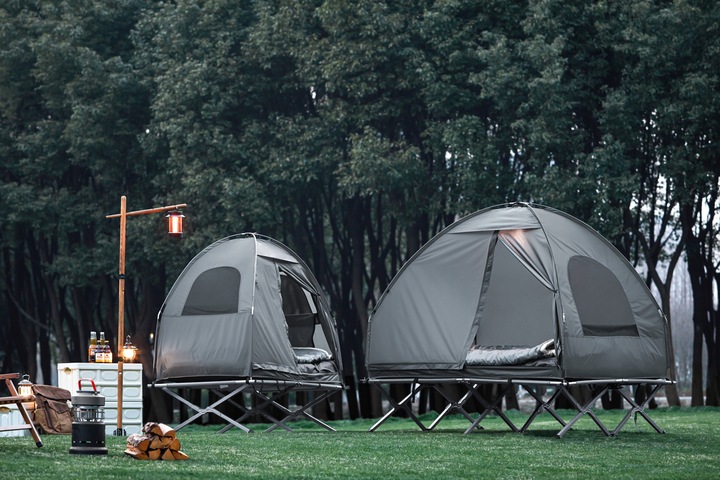 SoBuy Namiot Wodoodporny Leżak 1 Osoby Kempingowy Turystyczny OGS32-HG