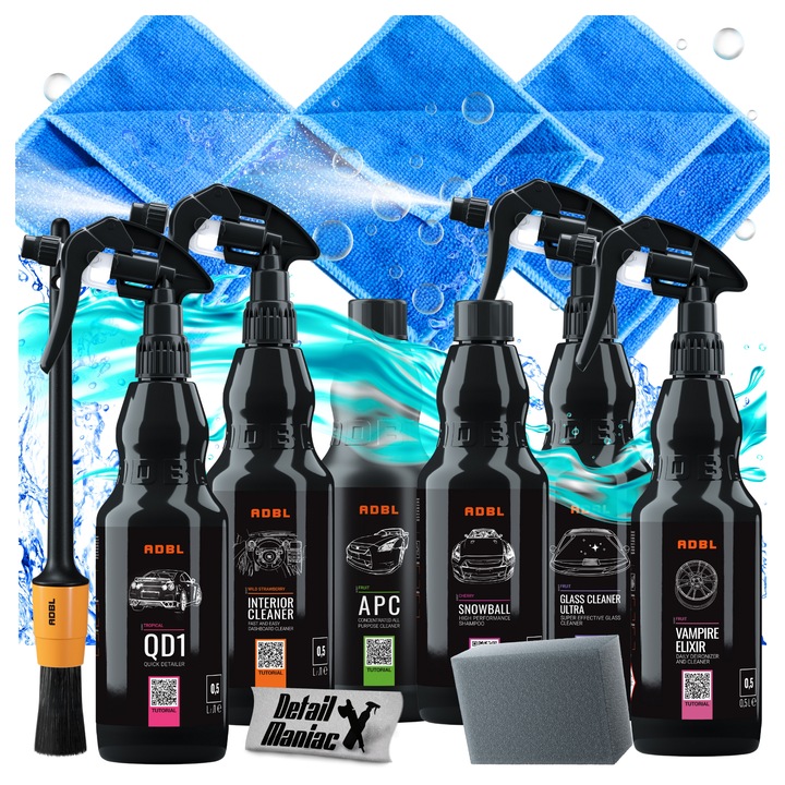 ADBL ZESTAW KOSMETYKÓW DO AUTA DLA NIEGO