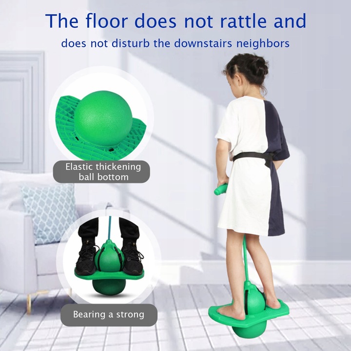 PIŁKA DO SKAKANIA Z RĄCZKĄ DLA DZIECI POGO JUMPER ZABAWKA DO GRANICZEJ