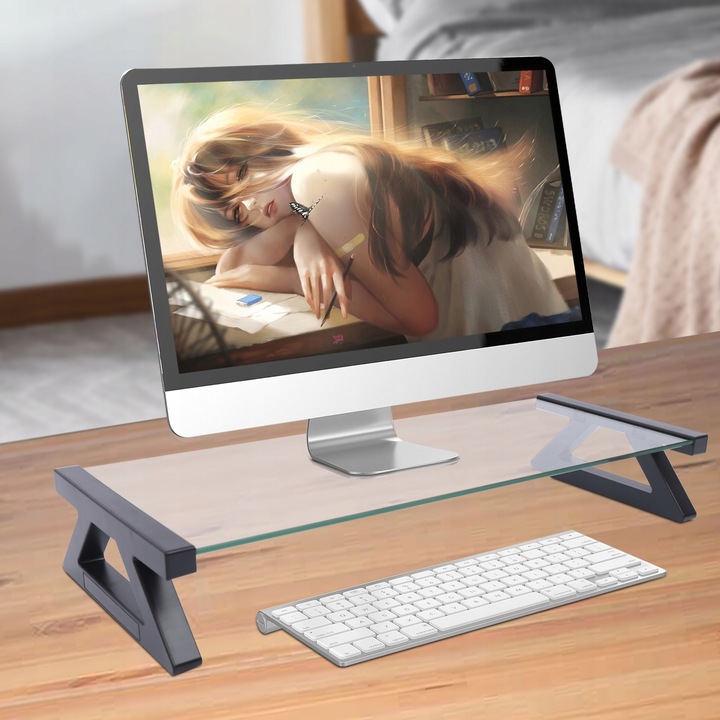 MOZOS DUAL RISER S PODSTAWA PÓŁKA POD DWA MONITORY KOMPUTER LAPTOP UCHWYT