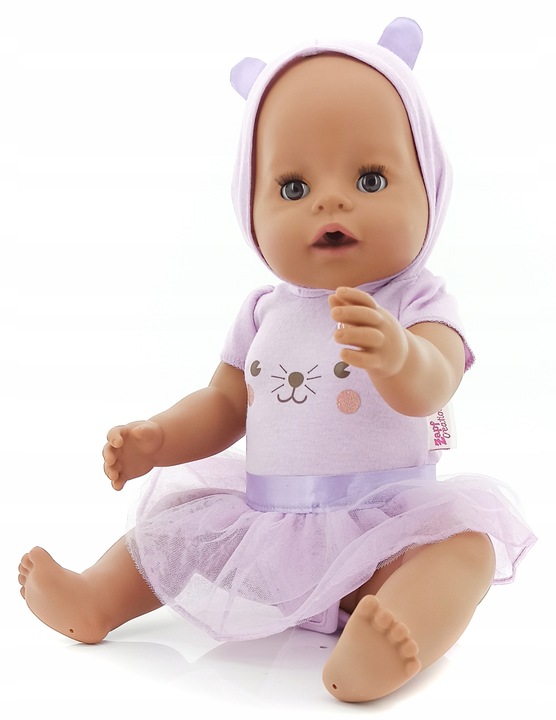 INTERAKTYWNA LALKA BABY BORN - 9 ELEMENTÓW i 9 FUNKCJI - NIE WYMAGA BATERII