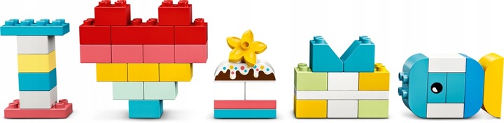 LEGO DUPLO Classic. Pudełko z serduszkiem. 10909.