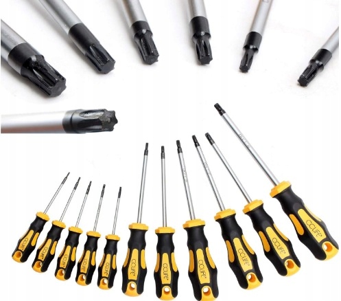 Zestaw śrubokrętów magnetycznych TORX CCLIFE CC5015 11 elementów