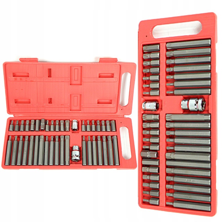 KOMPLET ZESTAW BITÓW TORX HEX SPLINE 40 ELEMENTÓW S10631