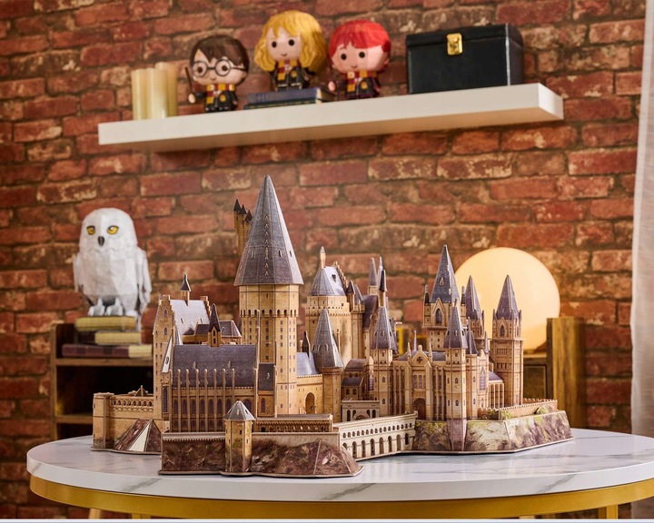 HARRY POTTER HOGWART PUZZLE MODEL 3D ZAMEK HOGWARTS 4D BUILD WIELKI 48 CM