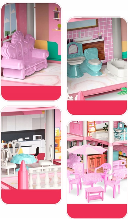 Domek dla lalek Molok Domek dla lalek 61 cm