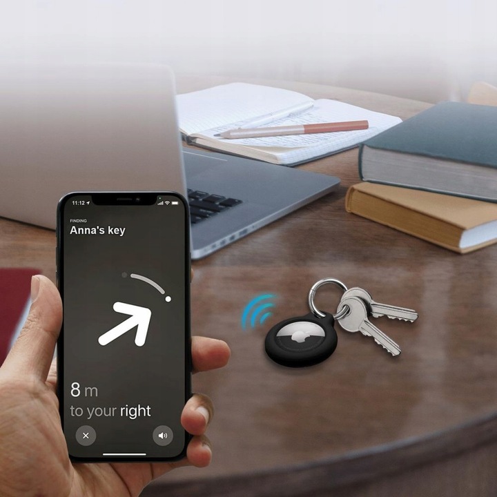 TECH-PROTECT ROUGH 2-PACK DO APPLE AIRTAG BLACK POKROWIEC CASE