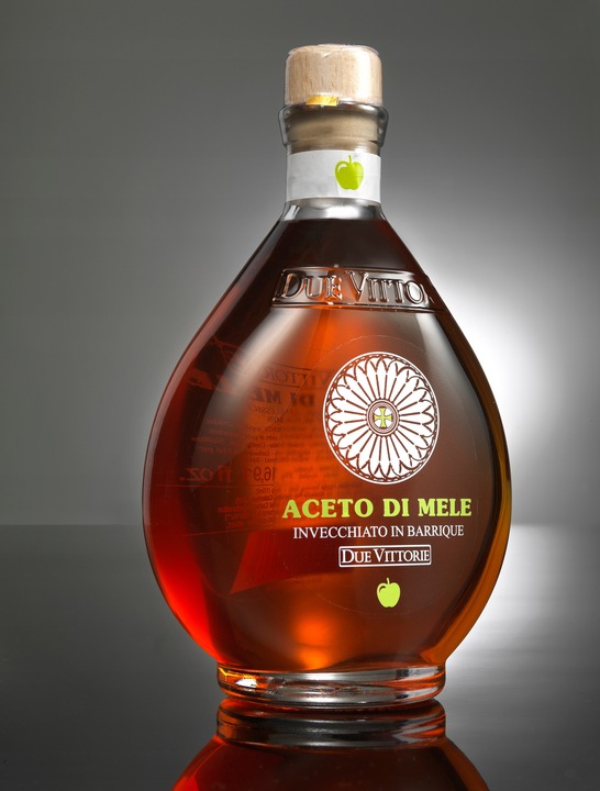 Włoski ocet jabłkowy DUE VITTORIE NIEFILTROWANY naturalnie słodki 500ml